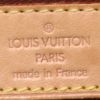 Shopping bag Louis Vuitton  Mezzo in tela monogram marrone e pelle naturale - Detail D2 thumbnail