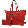 Louis Vuitton  Lumineuse handbag  in red empreinte monogram leather - 00pp thumbnail