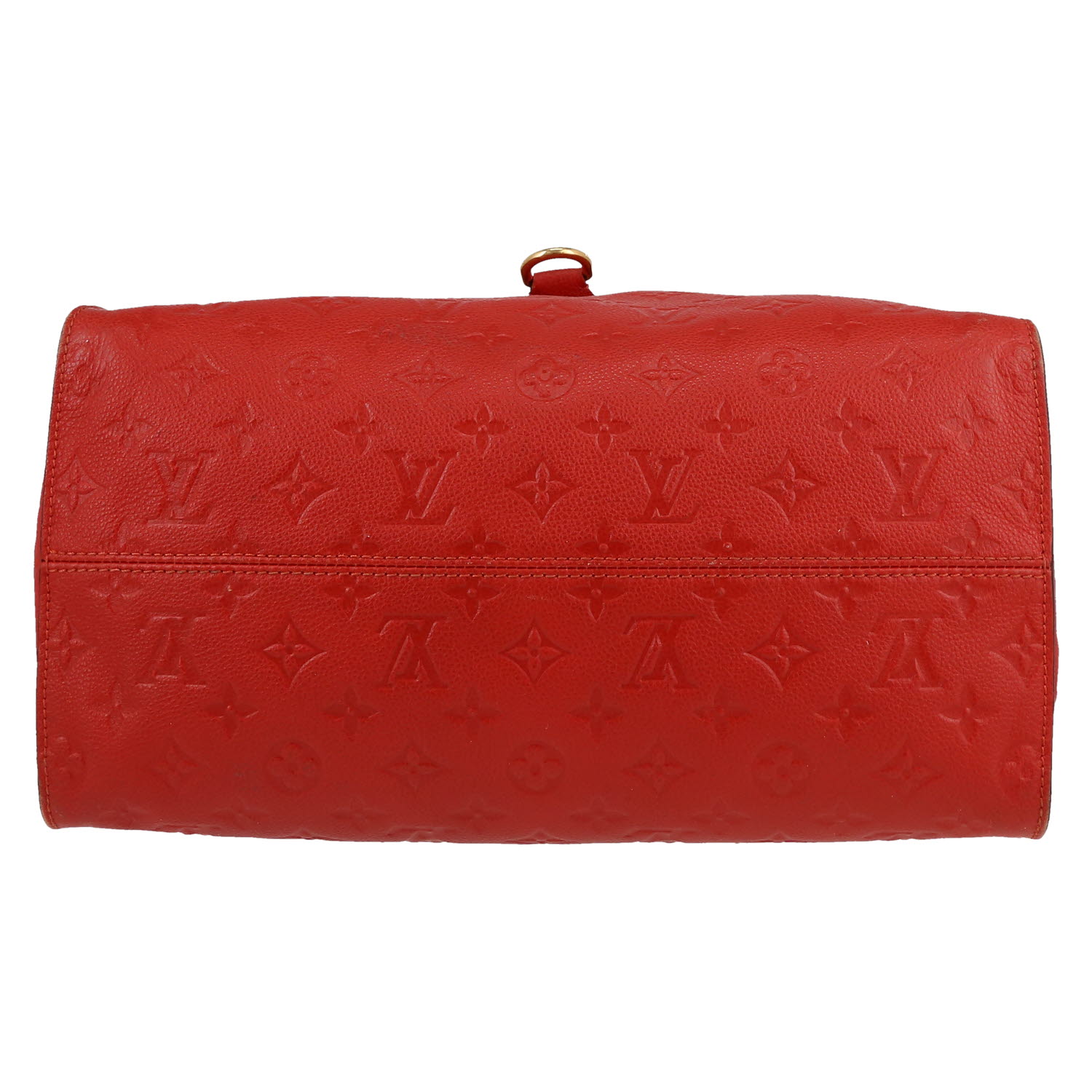 Sac à main Louis Vuitton  Lumineuse en cuir monogram empreinte rouge - Detail D1