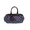 Louis Vuitton   handbag  in black leather  and purple paillette - 360 thumbnail