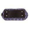 Louis Vuitton   handbag  in black leather  and purple paillette - Detail D1 thumbnail