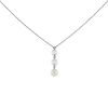 Collier Mikimoto  en or blanc, diamants et perles - 00pp thumbnail