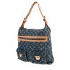 Sac à main Louis Vuitton  Baggy grand modèle  en toile denim monogrammée bleue et cuir naturel - 00pp thumbnail