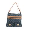 Louis Vuitton  Baggy large model  handbag  in blue monogram denim canvas  and natural leather - 360 thumbnail