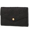 Billetera Louis Vuitton  Victorine en cuero monogram huella negro - 00pp thumbnail