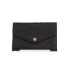 Billetera Louis Vuitton  Victorine en cuero monogram huella negro - 360 thumbnail