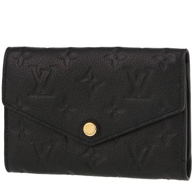 Portafogli Louis Vuitton  Curieuse in pelle monogram con stampa nera