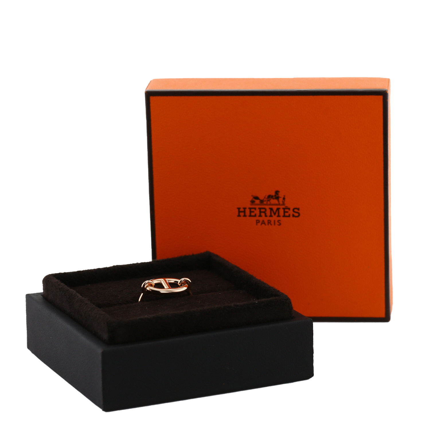 Hermès Farandole ring in pink gold - Detail D2