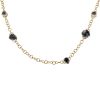 Pomellato Capri necklace in pink gold, onyx and rock crystal - 00pp thumbnail