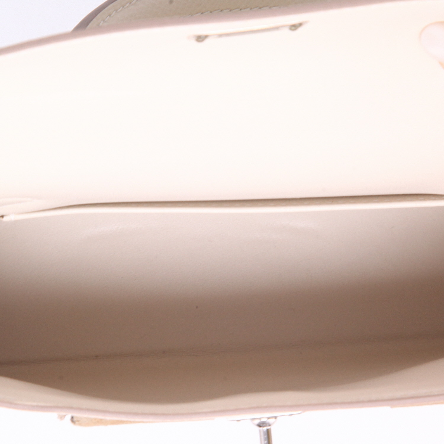 Borsa a tracolla Hermès  Kelly 20 cm in pelle Epsom Craie - Detail D3