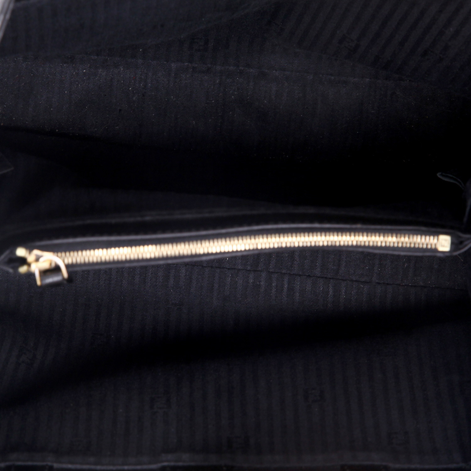 Sac bandoulière Fendi  2 Jours en cuir noir - Detail D3