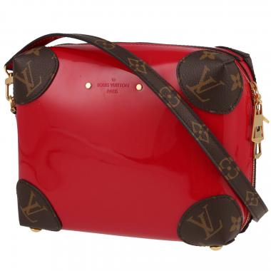 Bolso bandolera Louis Vuitton  Venice en charol rojo y lona Monogram