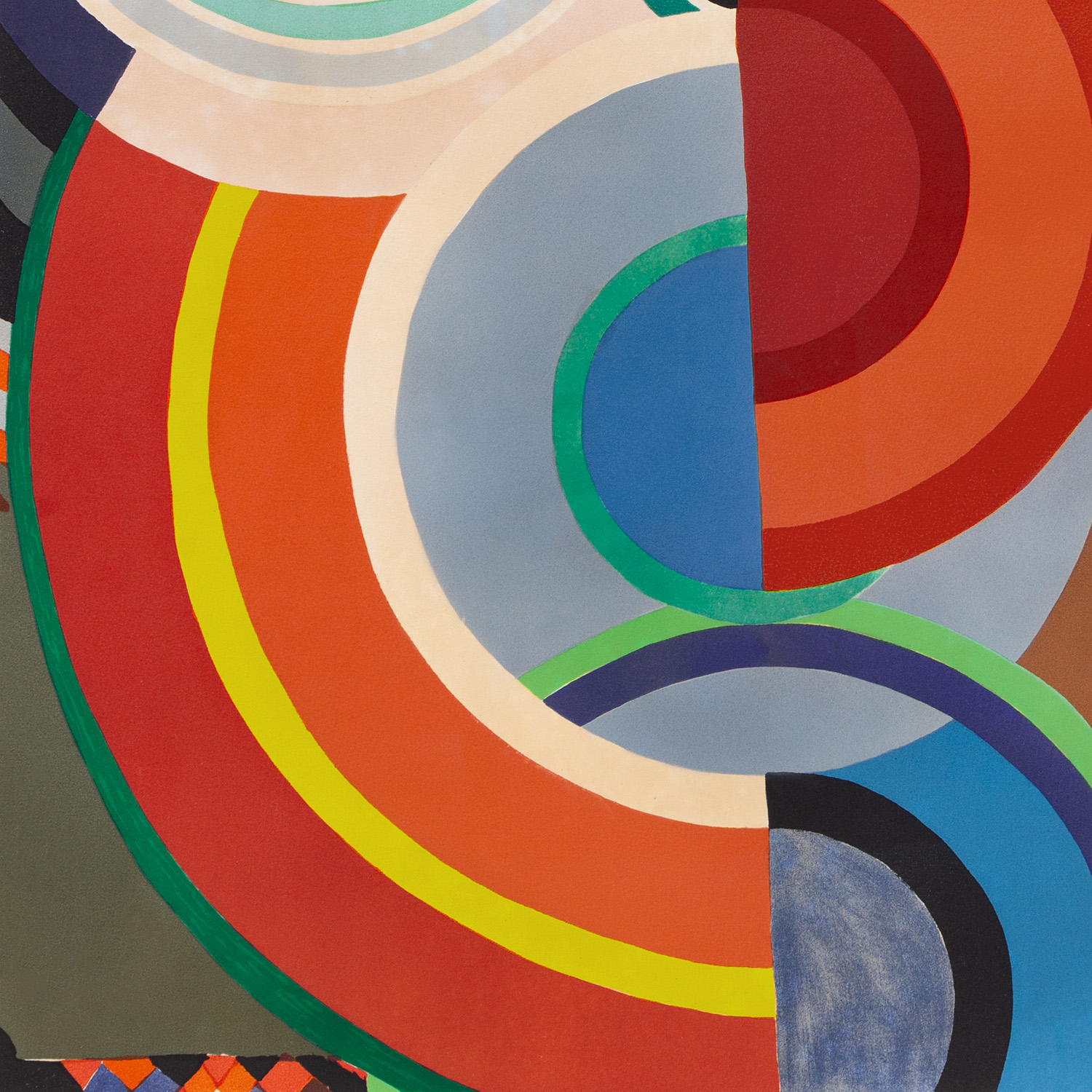 Sonia Delaunay (1885-1979), Automne - circa 1965 - Detail D2
