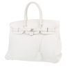 Bolso de mano Hermès  Birkin 35 cm en cuero togo blanco - 00pp thumbnail