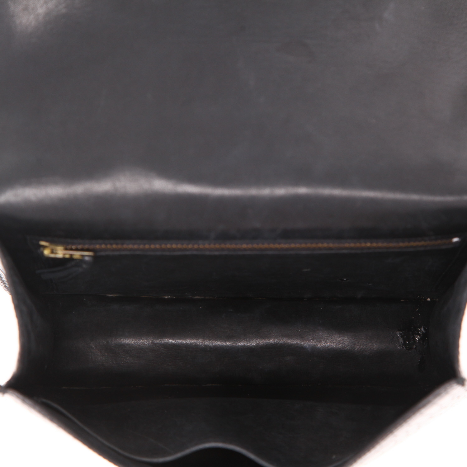 Bolso de mano Hermès  Constance en cocodrilo porosus negro - Detail D3