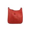 Hermès  Evelyne III shoulder bag  in red epsom leather - 360 thumbnail
