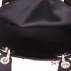 Borsa a tracolla Dior  Lady Dior mini  in raso nero - Detail D3 thumbnail