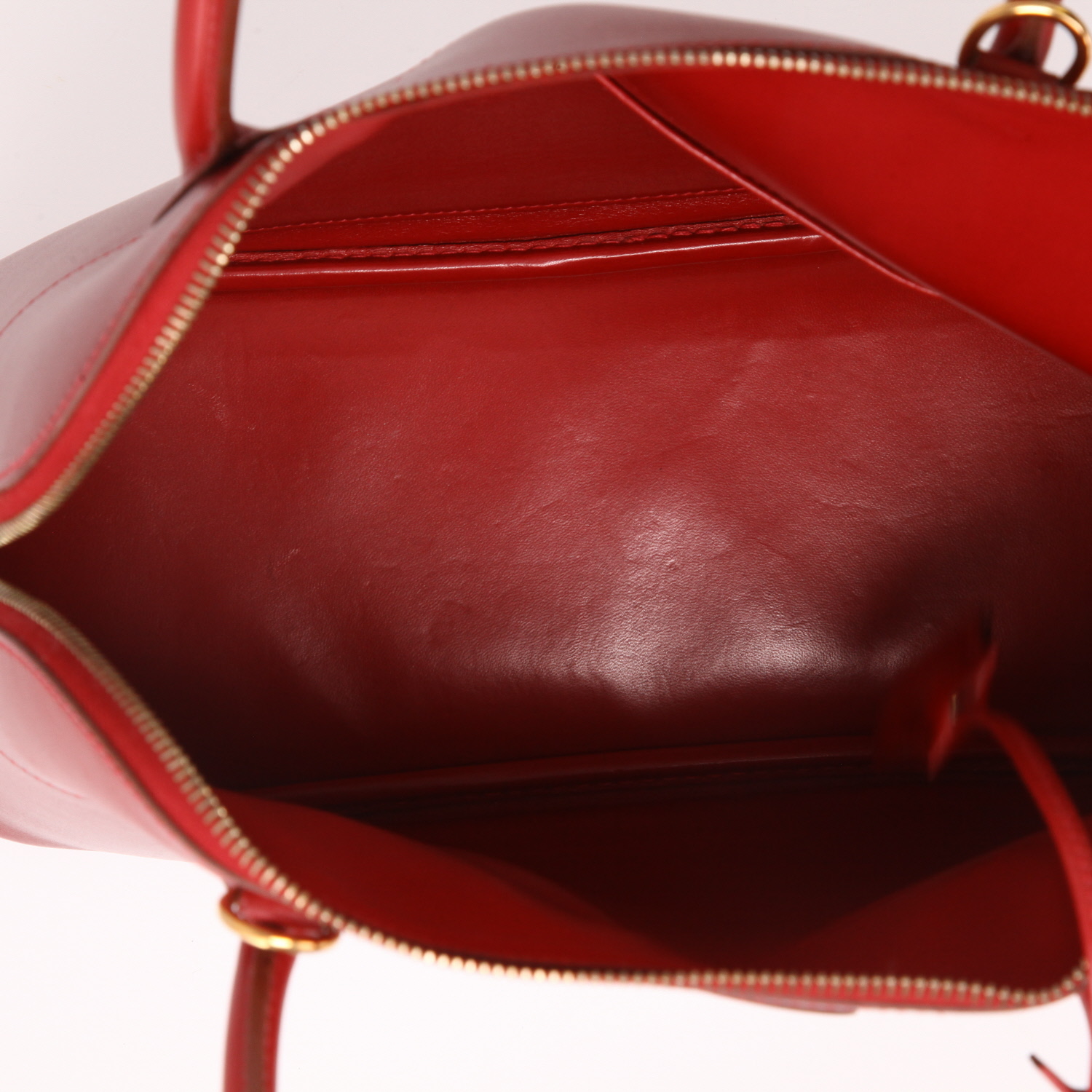 Borsa Hermès  Bolide 31 cm in pelle box rossa - Detail D3