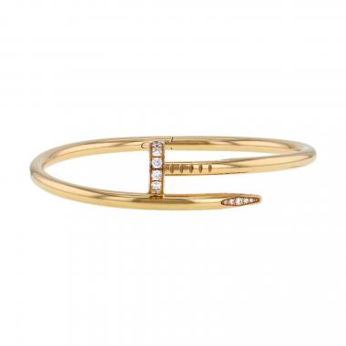 Cartier Juste un clou bracelet in gold and diamonds