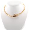 Cartier Juste un clou necklace in pink gold and diamonds - 360 thumbnail