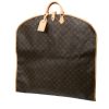 Porte-habits Louis Vuitton  Porte-habits en toile monogram marron et cuir naturel - 00pp thumbnail