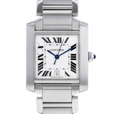 Orologio Cartier Tank Française in acciaio Ref: Cartier - 2302  Circa 2000