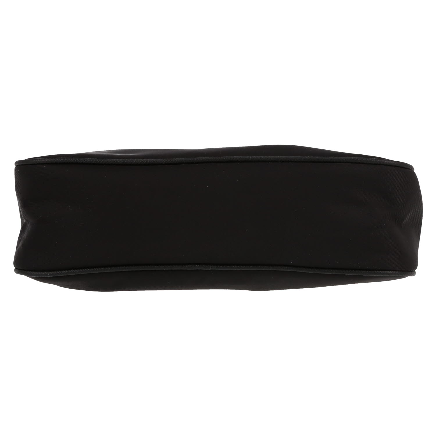 Prada  Re-Edition 2005 shoulder bag  in black canvas and leather - Detail D1