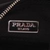 Prada  Re-Edition 2005 shoulder bag  in black canvas and leather - Detail D2 thumbnail