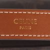Celine  Ava handbag  "Triomphe" canvas  and brown leather - Detail D2 thumbnail