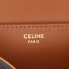 Bolso para llevar al hombro Celine  Tabou modelo mediano  en tejido "Triomphe" y cuero marrón - Detail D2 thumbnail