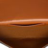 Bolso para llevar al hombro Celine  Tabou modelo mediano  en tejido "Triomphe" y cuero marrón - Detail D3 thumbnail