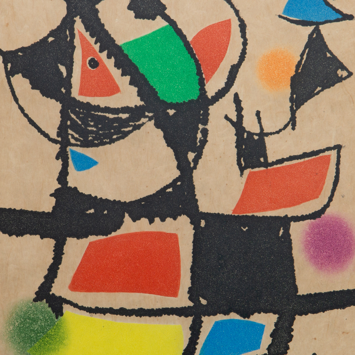 Joan Miró (1893-1983), Le marteau sans maître - 1976, Eau-forte et aquatinte sur papier - Detail D1