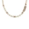 Bulgari  necklace in yellow gold, cultured pearls and diamonds - 00pp thumbnail