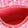 Bolso bandolera Chanel  Round on Earth mini  en jersey rosa - Detail D3 thumbnail