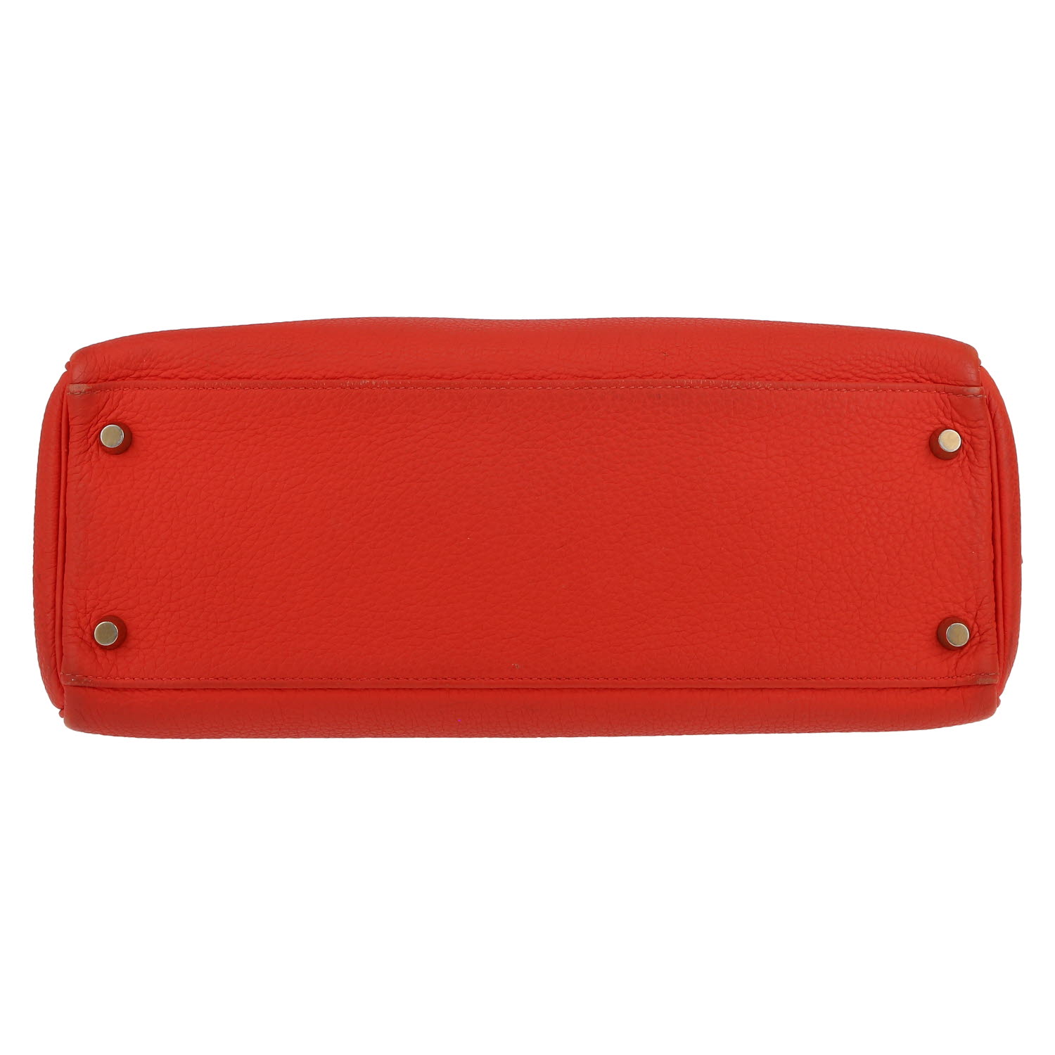 Sac à main Hermès  Kelly 32 cm en cuir togo Capucine - Detail D1