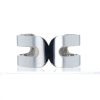Bracelet manchette Dinh Van Maillons grand modèle en argent - 360 thumbnail