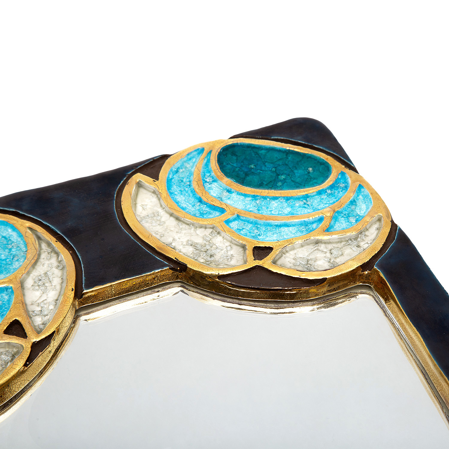 Mithé Espelt (1923-2020), Miroir 'Rose Inca' - circa 1980 - Detail D1