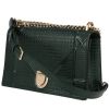 Dior  Diorama shoulder bag  in green patent leather - 00pp thumbnail