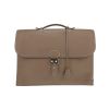 Hermès  Sac à dépêches briefcase  in etoupe togo leather - 360 thumbnail