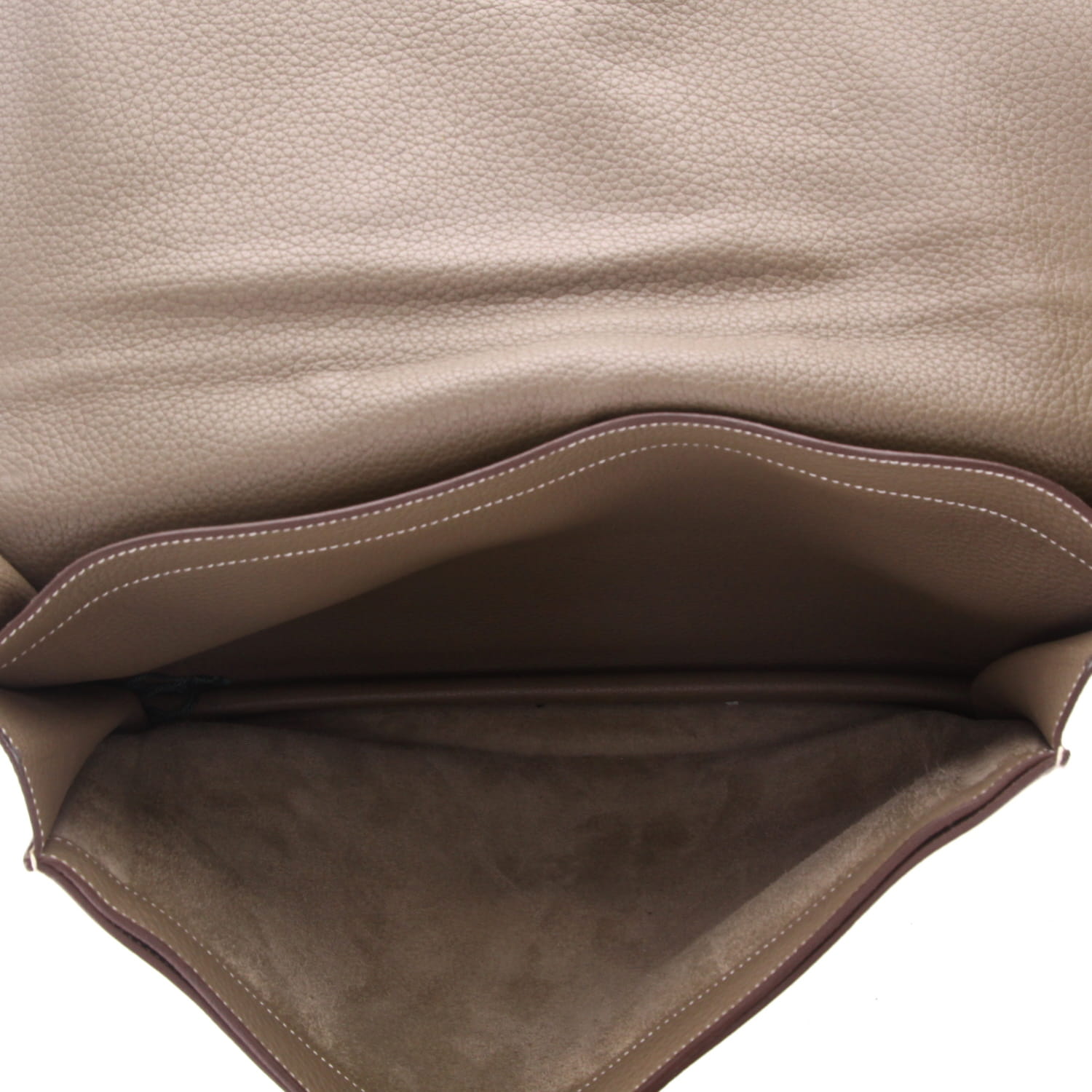 Porte-documents Hermès  Sac à dépêches en cuir togo étoupe - Detail D3