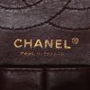 Borsa a tracolla Chanel 2.55 in pelle trapuntata nera - Detail D2 thumbnail