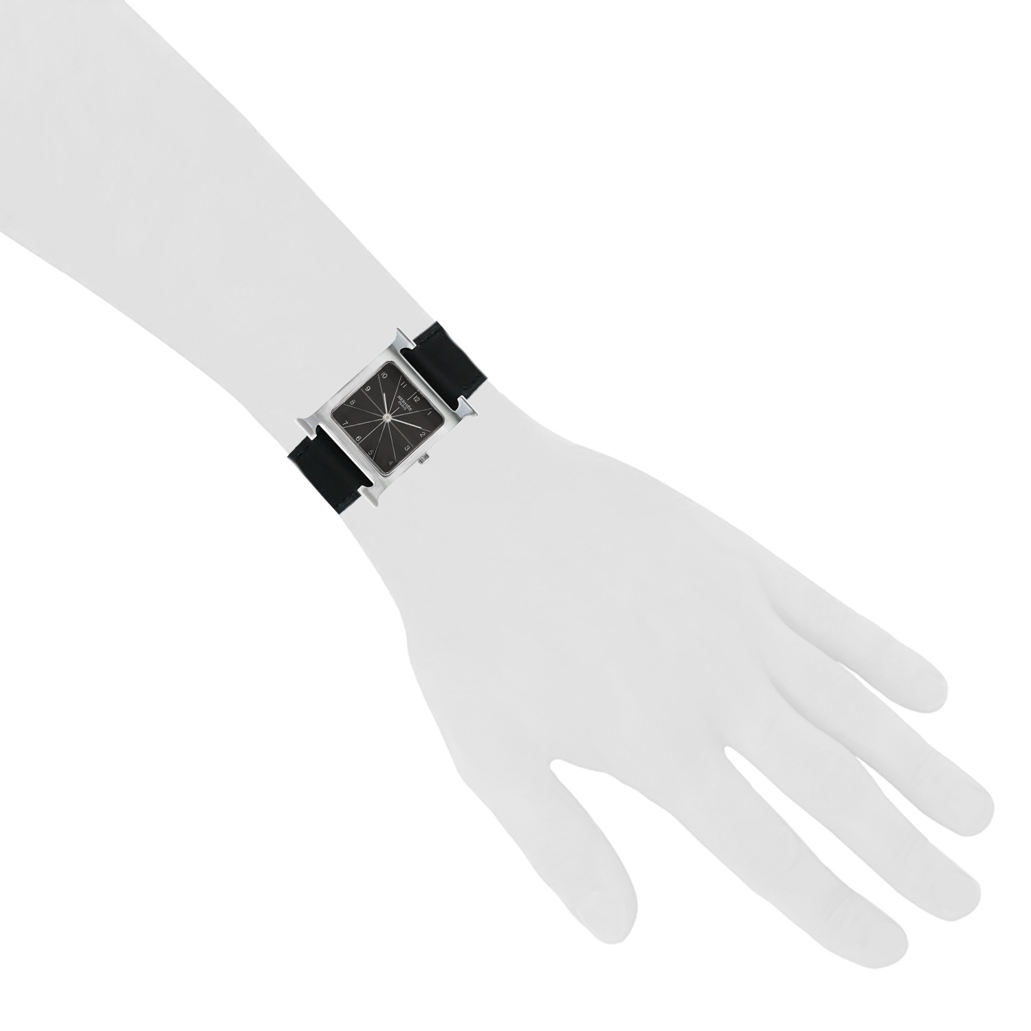 Hermès Heure H  in stainless steel Ref: Hermes - HH1.510  Circa 2000 - Detail D1