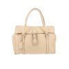 Fendi  Linda handbag  in cream color grained leather - 360 thumbnail