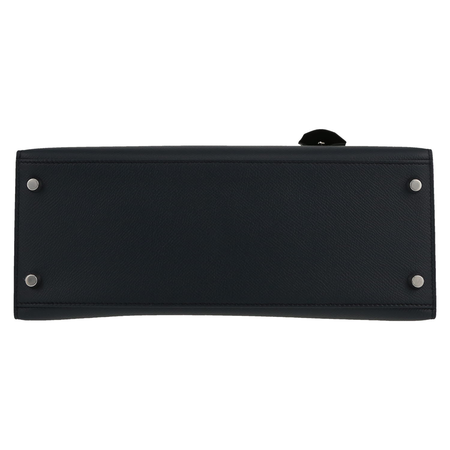 Borsa Hermès Kelly 28 cm in pelle Epsom blu indaco - Detail D1