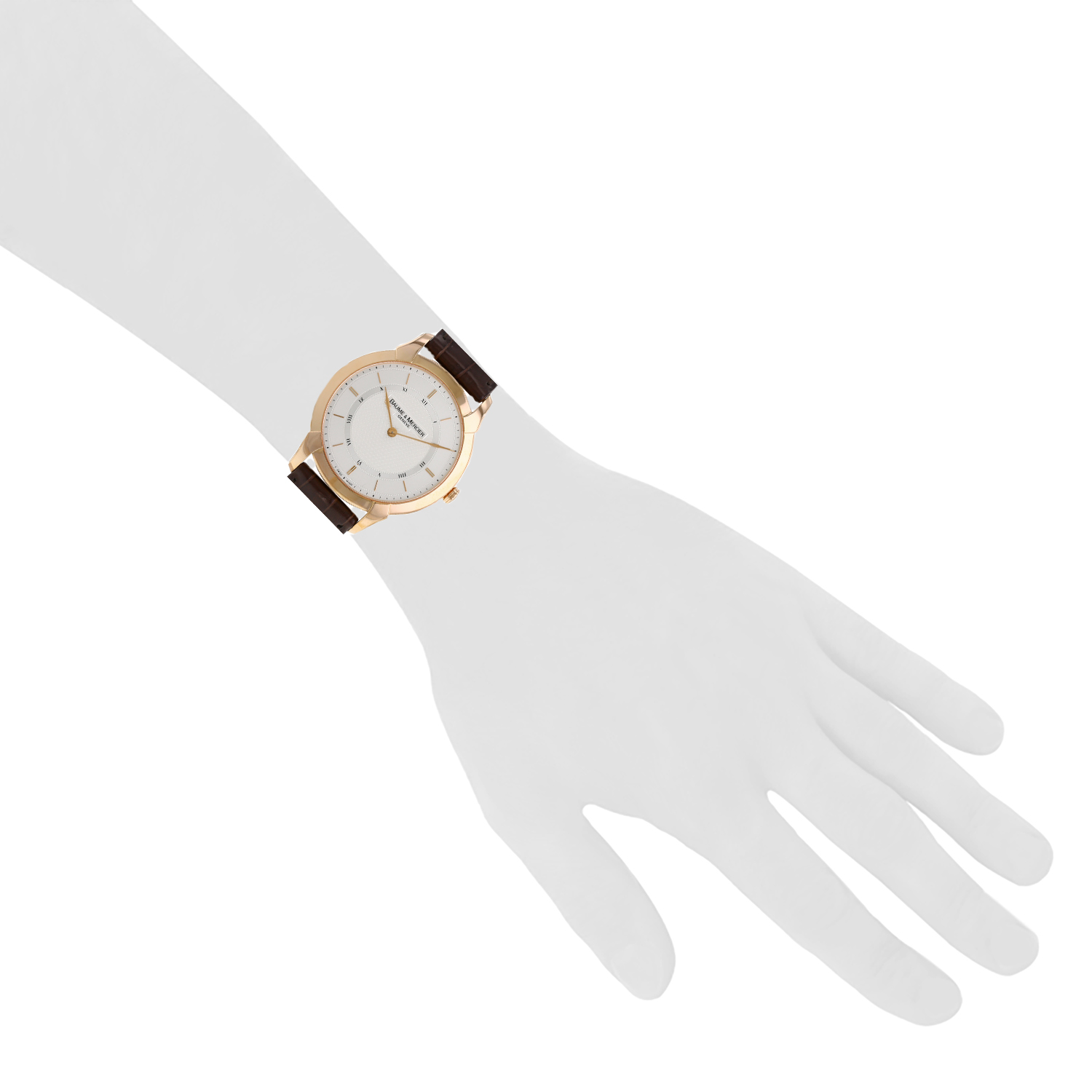 Reloj Baume & Mercier William Baume Ultraplate Limited edition de oro rosa Ref: M0A08794  Circa 2000 - Detail D1