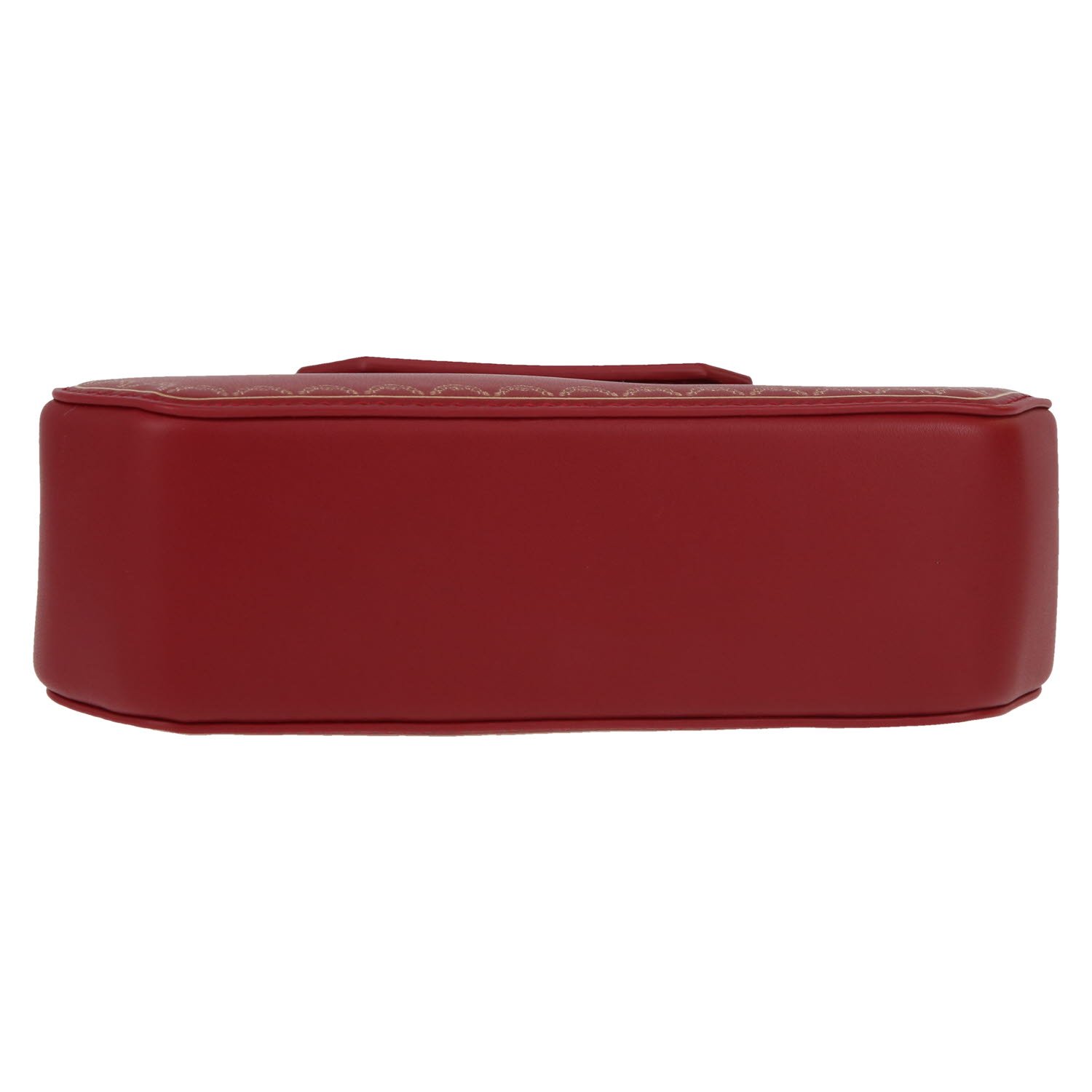 Borsa a tracolla Cartier  Guirlande in pelle rossa - Detail D1