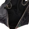 Gucci  Gucci Vintage handbag  in black, green and red canvas  and black leather - Detail D3 thumbnail