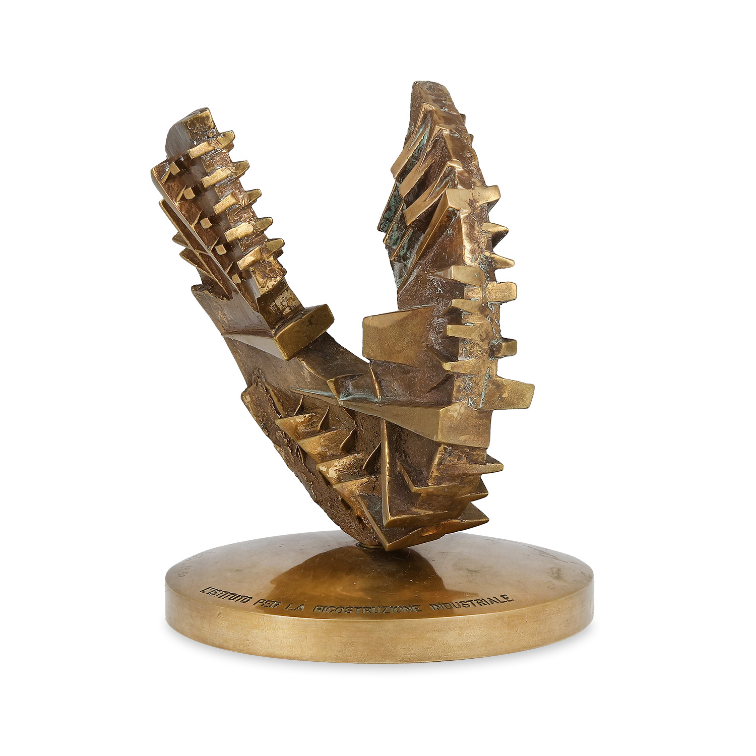 Arnaldo Pomodoro (Born in 1926), Rotazione ascensionale II - 1997 - Detail D1