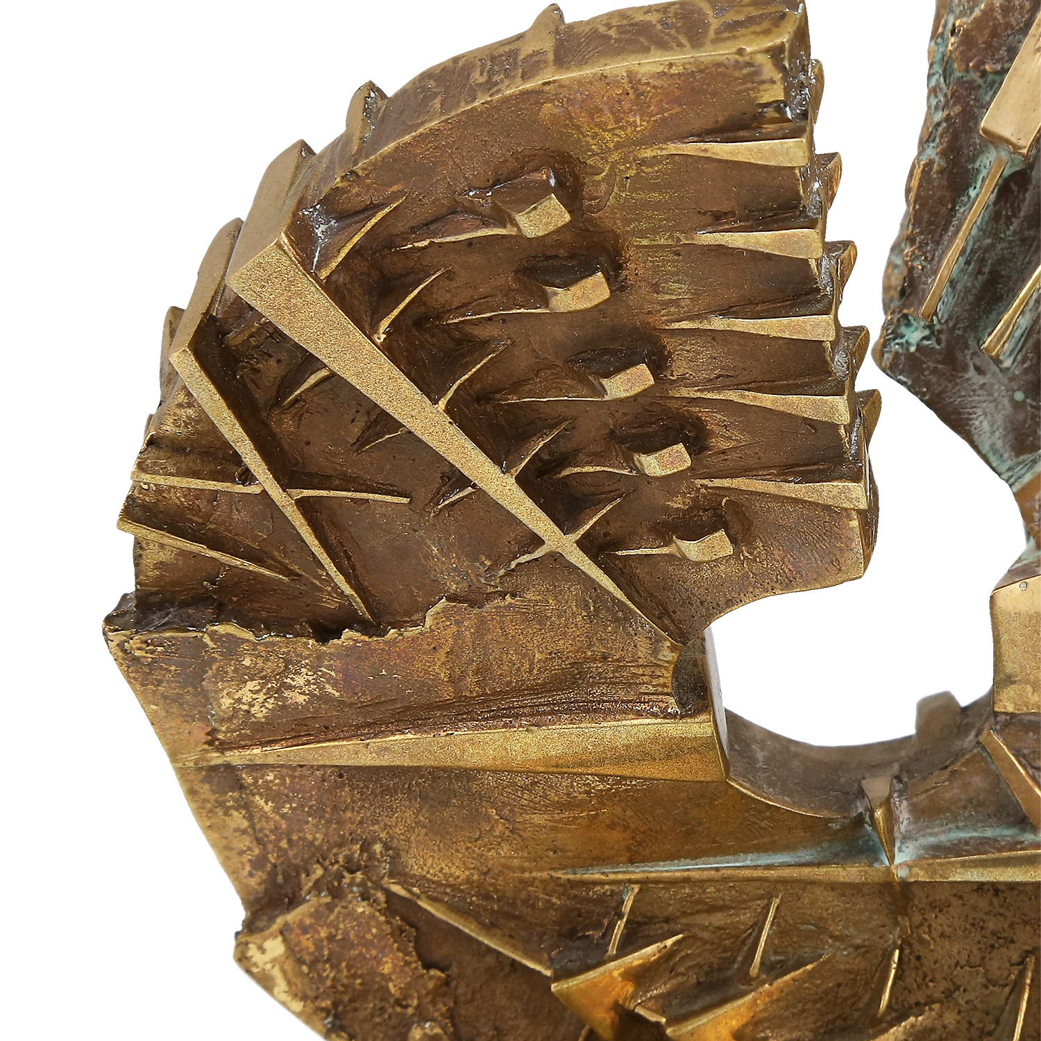 Arnaldo Pomodoro (Né en 1926), Rotazione ascensionale II - 1997 - Detail D4