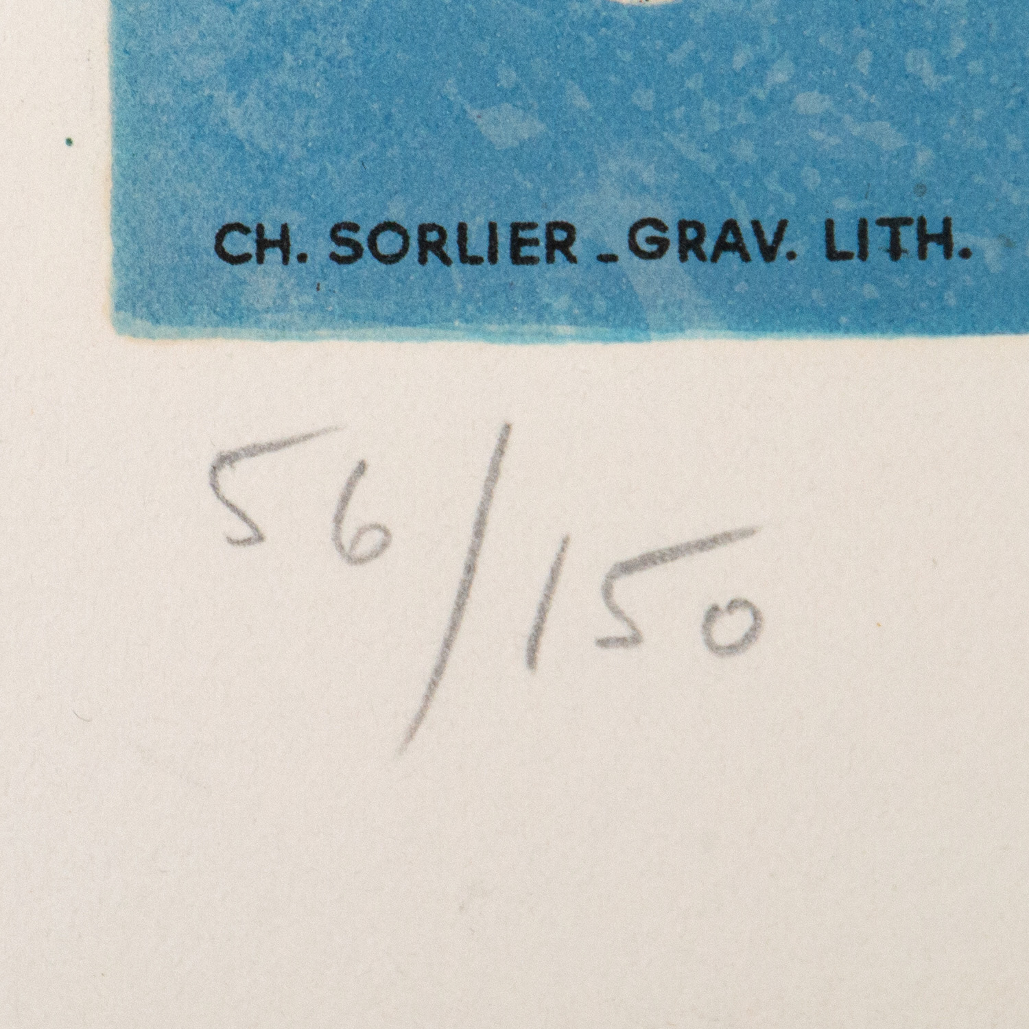 Marc Chagall (1887-1985), La tribu de Dan - 1964, Lithographie en couleurs sur papier